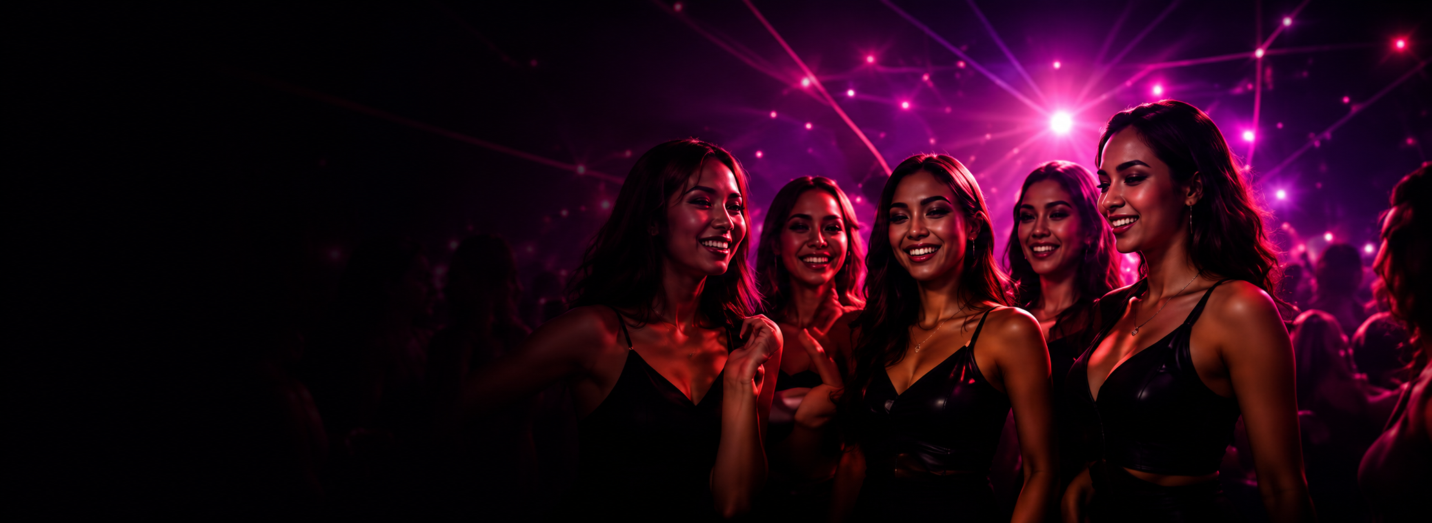 Party lovers enjoying the night